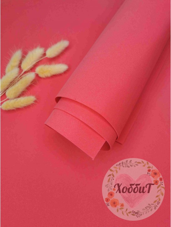 Фоамиран Китай 1мм., 60*70см. (красный)